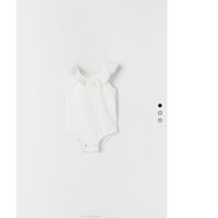 [AUTH Z.A.R.A] Body suit ZR cho bé gái cổ ren siêu xinh