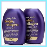 [AUTH2021] Bộ dầu gội xả Biotin và Collagen chống rụng tóc kích thích mọc tóc