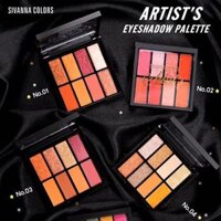 [auth69]Bảng Phấn Mắt 8 Ô Sivanna Colors Artist’s Eye Shadow Palette