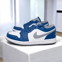 Authentic 𝐒𝐀𝐋𝐄 ❘ Giày Nike Jordan 1 Low True Blue Sneaker Daily/Walking
