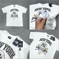 [Authentic💯] Áo Thun New Era x Paisley New York Yankees 13574081 ** Bóng Chày Trắng -Áo  New Era Chính Hãng Full Tem Tag