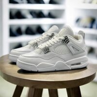Authentic Chính Hãng ❘ Giày Nike Air Jordan 4 Retro BG Sneaker Daily Tặng Tất Vớ