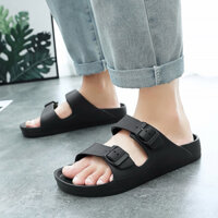 [Authentic] Dép Sandal Skechers Birkenstock Foamies 2.0 màu Đen - 111590-BBK, quai ngang thời thượng