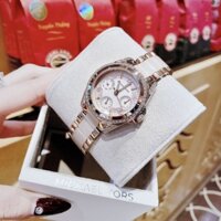 [Authentic] Đồng Hồ Nữ  Michael Kors MK6175 (6175) Máy Quartz (Pin) Mặt Tròn Siz 33mm Dây Thép Không Gỉ Rose