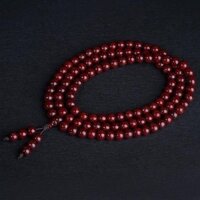 Authentic Lá Nhỏ Gỗ Đàn Hương Đỏ Hạt Vòng Tay 108 Miếng Nam Nữ Chất Liệu Cũ Đầy Sao Vàng 2.0 Gỗ Đàn Hương Vòng Tay Bằng Gỗ Mân Côi Hạt 2.28