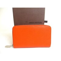 Authentic LOUIS VUITTON Epi Orange Leather Zippy Compact Wallet Purse #a280  Pre-owned