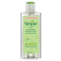 [Authentic] Nước Hoa Hồng Soothing Facial Toner Simple cân bằng ẩm cho da 200ml