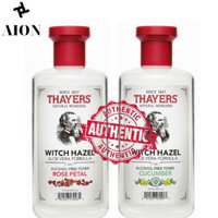[Authentic] Nước hoa hồng Thayers Alcohol  Free Witch Hazel Toner 355ml