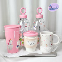 [Authentic Only] STARBUCKS BÌNH NƯỚC LẠC ĐÀ DỄ THƯƠNG ALPACA BOHO FIESTA