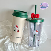 [Authentic - Restock 2025] STARBUCKS TAIWAN LY ELMA GIỮ NHIỆT HELLO KITTY SS TUMBLER 473ML