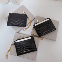 [Authentic-Sing] Ví đựng thẻ Atm gắn dây xích đa năng zip card holder (CK6-50840486-1)