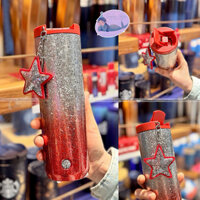 [Authentic] STARBUCKS BÌNH GIỮ NHIỆT THE MYSTERY NIGHT WITH STAR CHARM 473ML