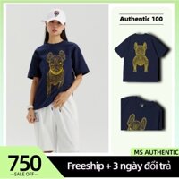 【Authentic】Áo thun Lifework chính hãng big logo basic T-shirt | LW225TS990 NAVY