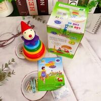 [Autismshop] Đồ chơi tháp hề cầu vòng winwintoys học màu sắc xếp chồng