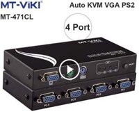 Auto KVM switch 4 port- PS2 chuyển mạch 4 CPU ra 1 màn hình MT-VIKI MT-471CL