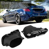 AutoERA Cặp Quad Ống Xả Đầu Đuôi Họng 4 Cửa Hàng Phù Hợp Cho Xe MercedesAMG C63/S W205 S205 C205 A205 Căng Da Mặt 2019 +