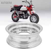 AutoERA Xe Máy Bánh Trước Vành Hợp Kim Nhôm Đánh Bóng Hút Chân Không Viền Thay Thế Cho Monkey Z50 Q50 8in Lốp
