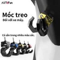 AUTOFun Móc treo đồ xe máy 2 móc xoay 180°