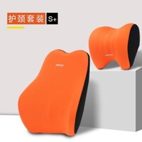 Automotive Headrest Neck Pillow Car Back Cushion Seat Waist Cushion Memory Foam Waist Cushion Car Back Interior IENY