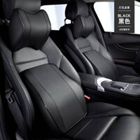 Automotive Headrest Neck Pillow Back Pillow Car Pillow Car Neck Pillow Car Interior Supplies Memory Foam Lumbar Pillow Leather Youpin 0MNe