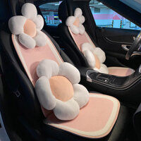 Automotive Headrest Neck Pillow Cute Flowers Car Pillow a Pair of Four Seasons Universal Car Seat Pillow Waist Cushion aPu7