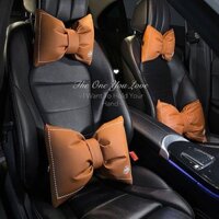 Automotive Headrest Neck Pillow Girl Car Vehicle Seat Waist Cushion Suit Summer Camellia Car Pillow Lady Yxlw