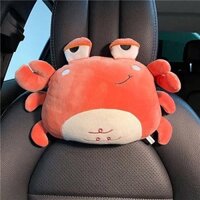 Automotive Headrest Neck Pillow Pillow Cute Lion Car Decoration Crab Headrest Neck Pillow Car DA1e