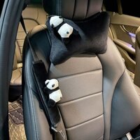 Automotive Headrest Winter Women's Cute Panda Decoration All Products Internet Celebrity Four Seasons Plush Neck Pillow iJS9