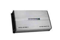 Autotek AYA-2100.1 Alloy Series Mono Subwoofer Car Audio Amplifier (Silver) – Class A/B Amp, 2100 Watt, Wired Bass Remote Included, Variable Electr...