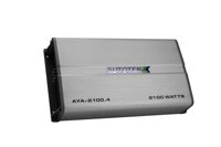Autotek AYA-2100.4 Alloy Series Four Channel Car Audio Amplifier (Silver) – Class A/B Amp, 2100 Watt, Built in Bass Control, Variable Electronic Cr...