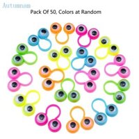 Autu Knuckles Nhẫn 50x Eyeball Ring Kit Eye Finger Puppets Googly Eyes Nhẫn