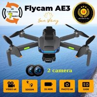 ☀️VɄ₳ ฿ầɄ ₮Ɽờł☀️Flycam AE3 Drone, bay xa 5000m, video 6K FPS 30, Chụp ảnh 8K pin khoe Full chức năng