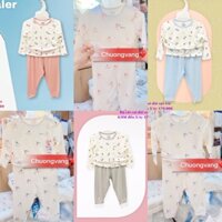 Avaler - Bộ dài tay cài vai sợi tre nhiều mẫu cho bé trai, gái từ 6 tháng đến 4 tuổi