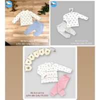 [Avaler/ chính hãng]  Bộ dài cổ 3 phân avaler sợi tre cho bé trai gái