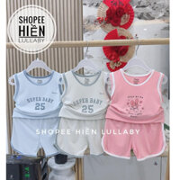 [Avaler/Chính Hãng] Bộ ba lỗ Avaler chất liệu sợi tre cho bé trai, bé gái size 12m  - 4y