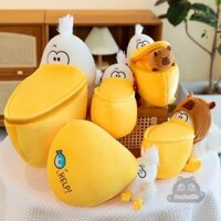 🕊️Vận chuyển nhanh🕊️Cuốn sách nhỏ màu đỏ cùng đoạn búp bê bồ nông vui nhộn búp bê bồ nông búp bê bồ nông vui nhộn búp bê chim mỏ to Kapibalah bồ nông đồ chơi sang trọng búp bê ngủ quà sinh nhật