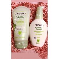 (AVEENO) SET SỮA RỬA MẶT+ KEM DƯỠNG ẨM CÓ SPF15