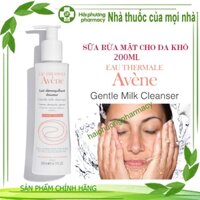 Avene Gentle Milk Cleanser -  Sữa Rửa Mặt Tẩy Trang cho Da Khô Nhạy Cảm (200 ml)