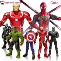 Avengers Đồ Chơi Dạ Quang Hulk Đội Mỹ Người Nhện Đồ Chơi Trẻ Em Hình Người Sắt Mẫu Bé Trai Quà Tặng Sinh Nhật