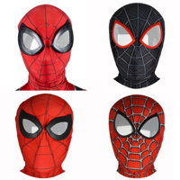 Avengers Spider-Man Black Spider Miles Remy trẻ em người lớn mặt nạ mũ trùm đầu cos mũ đàn hồi mặt nạ dưỡng da cho trẻ em mặt nạ dưỡng da trẻ em