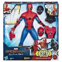 Avengers Spider-Man Far From Home 3 in 1 Web Gear Talking Spider Action Figure Doll Kid Pretend Play Toy