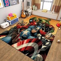 Avengers Thảm Cửa Marvel Thảm Captain America Thảm Phòng Khách Phòng Ngủ Cửa Thảm Chống Trơn Trượt Hoạt Hình