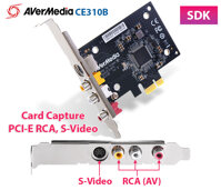 AverMedia CE310B Card Capture PCI-E to RCA AV, S-Video, ghi hình máy siêu âm, nội soi y tế