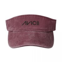 Avicii Logo Washed Cowboy Hollow Top Cap Đơn Giản Phù Hợp Với Mũ Bóng Chày Du Lịch Mùa Hè Chống Nắng Mũ Unisex Mũ Trùm Đầu Chạy Thể Thao Ngoài Trời Mũ Chống Nắng Nam Nữ Influencer Cùng Phong Cách Mũ