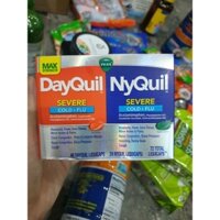 ⚜️Vicks Dayquil & Nyquil Severe Cold &Flu của Mỹ 🇺🇸 72v