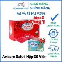 Avisure Safoli 30 Viên - Bổ Sung Sắt Hữu Cơ, Hỗ Trợ Tạo Máu Hiệu Quả
