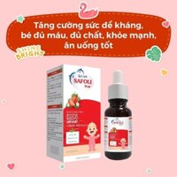 Avisure Safoli Drops Sắt hữu cơ nhỏ giọt cho bé vị dâu (chai 10ml)
