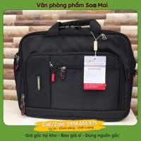 ✔️Vpp tại kho✔️ Balo, cặp đa năng học sinh cấp 2,3 màu đen ( 40x16x30cm )  - VPP Sao Mai