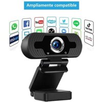 ✔️Webcam máy tính FullHD 1080p có Mic rõ nét - Thu hình cho máy tính, pc, TV, để bàn - Rõ nét - Chân thực W8