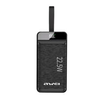 Awei P142K 22.5W 50000mAh Power Bank External Battery Power Supply with 3USB+1Type-C Fast Charging for iPhone 12 13 14 1
